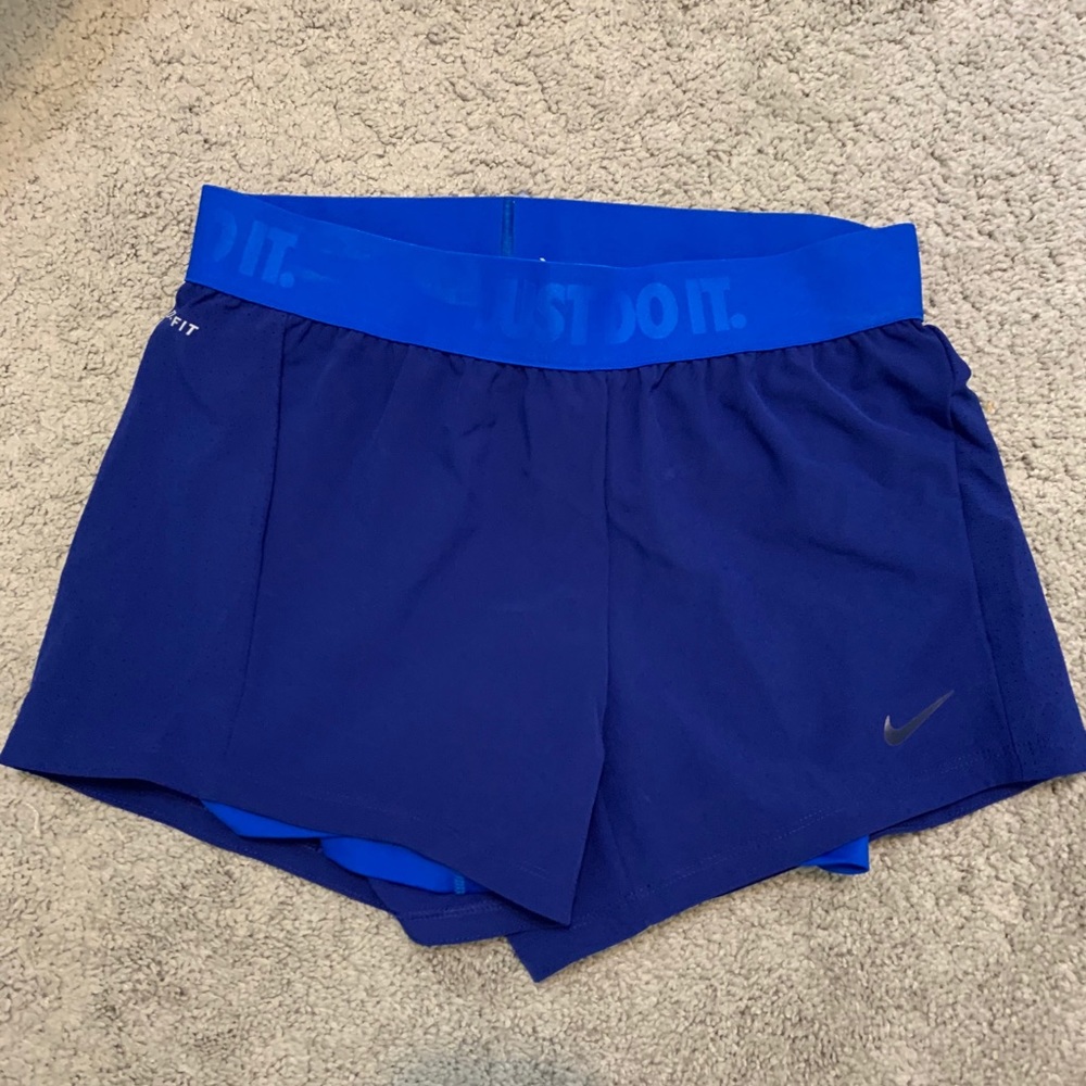 Nike shorts with spandex liner